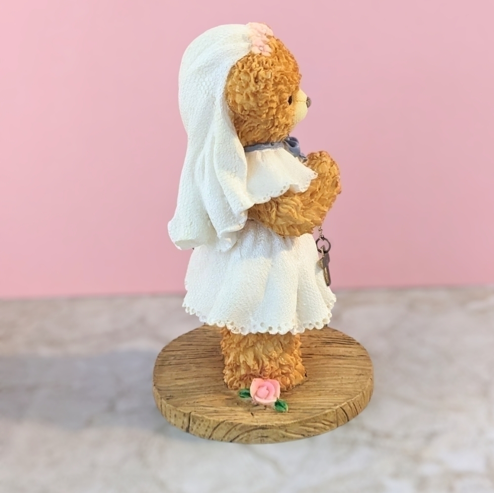 1990 Bainbridge Bears Polly Figurine First Communion Bear Religious Collectible - Picture 2 of 5